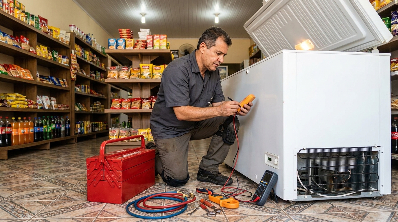 Ajuste de Temperatura do Freezer no Codim, Campos dos Goytacazes‑RJ